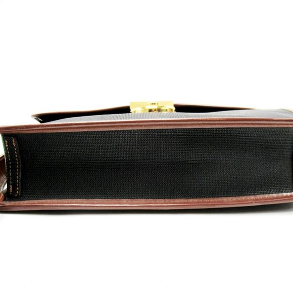 dunhill Clutch Bag PVC Leather Auth Used T10477 - Picture 3 of 8